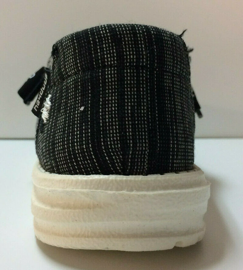 Hey Dude Wendy Jungle Hey Dude Shoes Hey Dude Wendy Woven Zebra Black Stripe Lightweight Casual Slip On Women's Shoes 4 Hey Dude Wendy Jungle Hey Dude Shoes Hey Dude Wendy Woven Zebra Black Stripe Lightweight Casual Slip On Women's Shoes