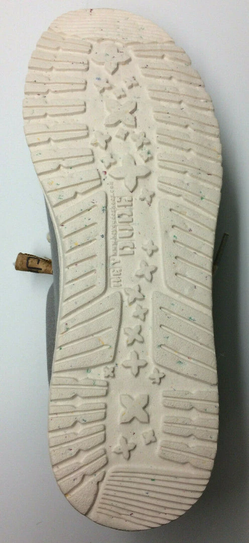 Hey Dude Wally Linen Natural Grey Casual Lightweight Comfort Slip On Men's Shoes 5 Hey Dude Wally Linen Natural Grey Casual Lightweight Comfort Slip On Men's Shoes