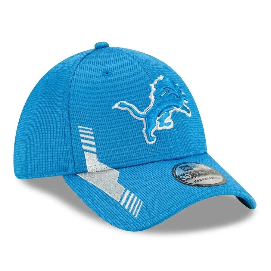 2021 Detroit Lions New Era 39THIRTY NFL Home Sideline On Field Stretch Hat Cap 3 2021 Detroit Lions New Era 39THIRTY NFL Home Sideline On Field Stretch Hat Cap