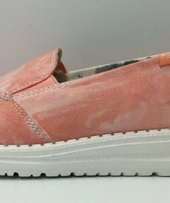 Hey Dude Wendy Lena Tie Dye Peach Women's Lightweight SlipOn Casual Shoe Comfort 8 Hey Dude Wendy Lena Tie Dye Peach Women's Lightweight SlipOn Casual Shoe Comfort