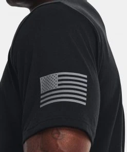 Under Armour Mens UA Freedom Big Flag Logo Short Sleeve Graphic T-Shirt SS Tee