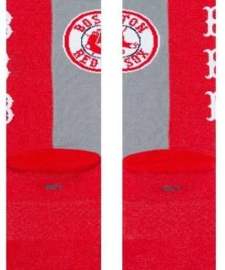 2022 Boston Red Sox B Stance MLB Split Crew Baseball Socks Large Men's 9-13