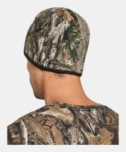 Under Armour Men's UA Reversible Camo Beanie Stocking Cap Hunting Hat Knit
