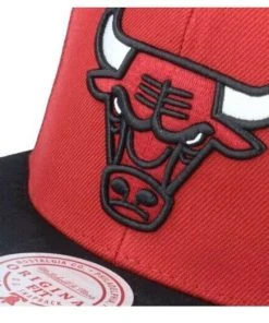 Chicago Bulls Mitchell & Ness NBA Snapback Hat 2Tone Hardwood Classics Cap