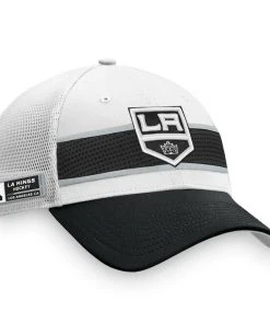 2022 Los Angeles Kings LA Fanatics NHL Draft Trucker Adj Mesh Snapback Cap Hat
