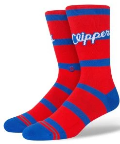 Los Angeles Clippers Stance NBA HWC Hardwood Classics Crew Socks Large Men 9-13