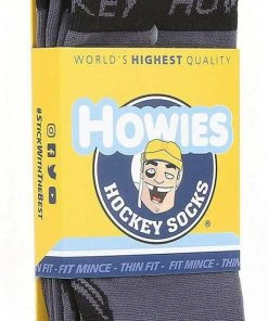 Howies Hockey Thin Fit Tall Hockey Skate Socks - Crew Length Skating Socks