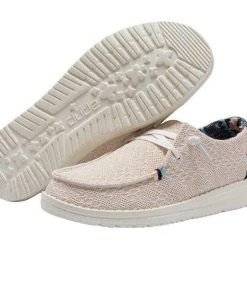 Hey Dude Wendy Boho Aztec Pink Women's Lightweight Shoes Slip On Comfortable