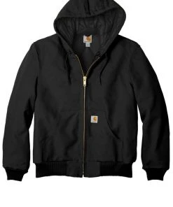 Carhartt Quilted Flannel Lined Duck Active Jacket J140 Regular/Tall Work Winter