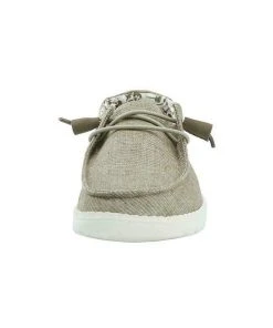 Hey Dude Wendy Chambray Sage Lightweight Slip On Casual Comfort Women's Shoes