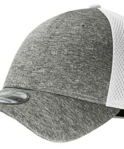 New Era 39THIRTY Shadow Heather Flex Mesh Structured Stretch Hat Blank Cap