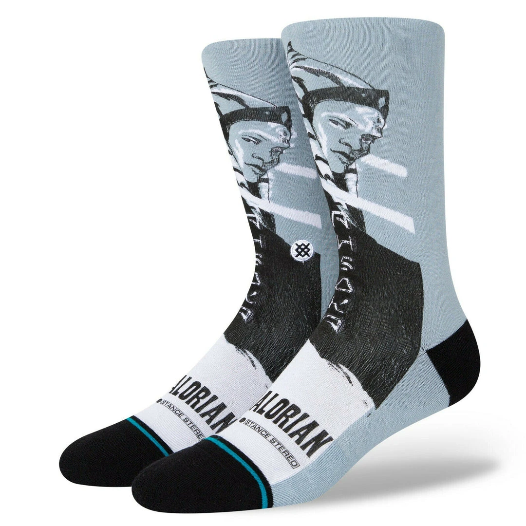 Stance X Star Wars The Mandalorian Ahsoka Tano West Socks Large Men's 9-13 1 Stance X Star Wars The Mandalorian Ahsoka Tano West Socks Large Men's 9-13