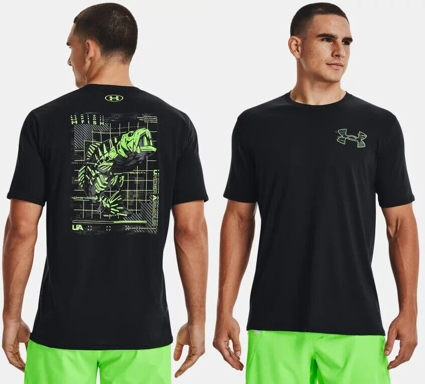 Under Armour Men's UA Fish Bass Skelmatic Short Sleeve Graphic T-Shirt SS Tee 1 Under Armour Men's UA Fish Bass Skelmatic Short Sleeve Graphic T-Shirt SS Tee