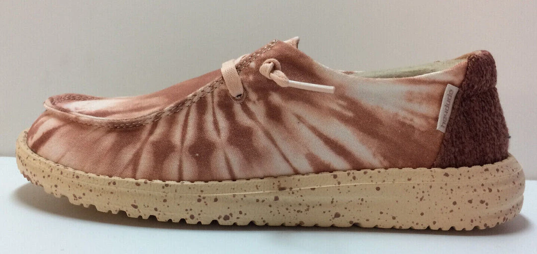 Hey Dude Shoes Hey Dude Wendy Tie Dye Rose Women's Comfortable Lightweight Slip On Casual Shoes 3 Hey Dude Shoes Hey Dude Wendy Tie Dye Rose Women's Comfortable Lightweight Slip On Casual Shoes