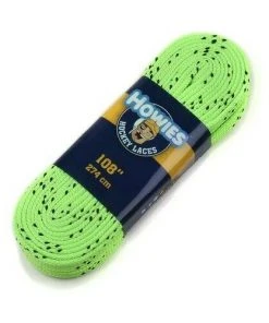 Howies Hockey Howies Neon Green Hockey Skate Laces 72", 84", 96", 108", 120" Non-Waxed Laces