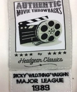 Headgear Classics Major League Cleveland Indians Rick Vaughn Wild Thing Movie Authentic Jersey MLB