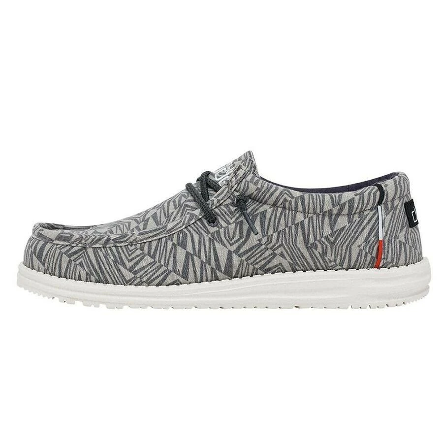 Hey Dude Wally Print Geo Grey Men's Shoes Comfortable Lightweight Casual Shoe Hey Dude Shoes 3 Hey Dude Wally Print Geo Grey Men's Shoes Comfortable Lightweight Casual Shoe Hey Dude Shoes