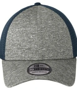 New Era 39THIRTY Shadow Heather Flex Mesh Structured Stretch Hat Blank Cap