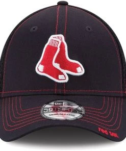 2022 Boston Red Sox New Era MLB Neo 39THIRTY Stretch Flex Mesh Back Cap Hat Stocking