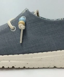 Hey Dude Wendy Natural Indigo Women's Lightweight Comfortable Shoes Slip On