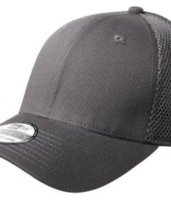 New Era 39THIRTY Mesh Back Flex Stretch Hat Blank Cap - Black, White, Navy, Red