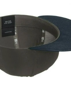 New Era 9FIFTY Flat Brim Snapback Hat Cap -Blank - White, Black, Royal, Navy 950