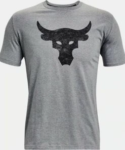2021 Under Armour Mens UA Project Rock Brahma Bull T-Shirt Dwayne Rock Johnson