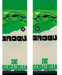Stance X Star Wars The Mandalorian Grogu Baby Yoda West Socks Large Men's 9-13