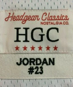 Headgear Classics Michael Jordan Laney High School #23 Authentic Embroidered Basketball Jersey