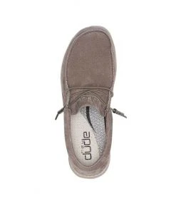 Hey Dude Shoes Hey Dude Wally Suede Tan Men's Shoes Comfortable Lightweight SlipOn Casual Shoes