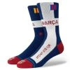 Stance X FC Barcelona Socks Large Men's 9-13 Fulbol Club Soccer Barca Football