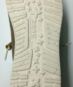 Hey Dude Wally Linen Natural Clay Men's Casual Lightweight Slip On Comfort Shoes Hey Dude Shoes