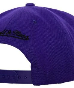 2022 Sacramento Kings Mitchell & Ness NBA Snapback Hat Flat Brim Adjustable Cap