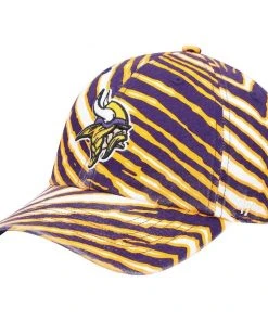 ’47 Minnesota Vikings 47 Brand X Zubaz NFL Clean Up Adjustable Strapback Hat Dad Cap