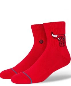 2023 Chicago Bulls Stance NBA ST QTR Quarter 1/4 Basketball Socks Large Men 9-13