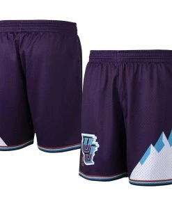 Utah Jazz Mitchell & Ness NBA Authentic Swingman Men's Mesh Shorts Purple 1996