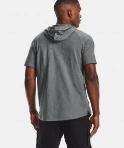 Under Armour Mens UA Project Rock Terry Snake Short Sleeve Hoodie Dwayne Johnson