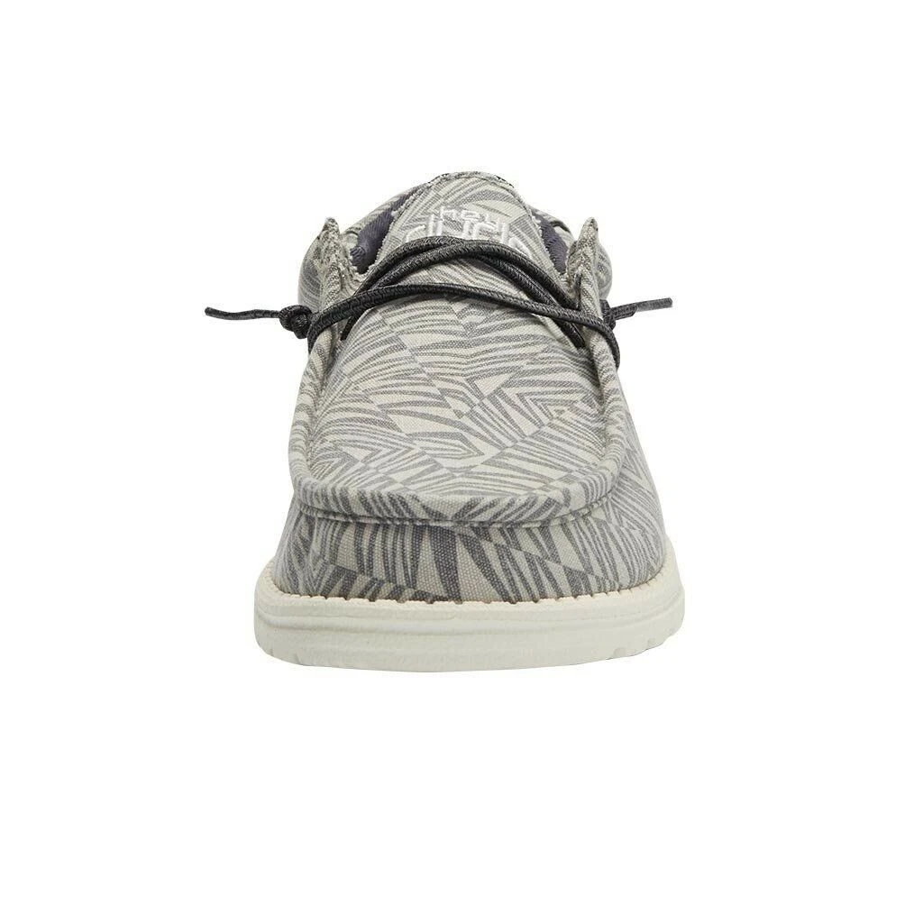 Hey Dude Wally Print Geo Grey Men's Shoes Comfortable Lightweight Casual Shoe Hey Dude Shoes 4 Hey Dude Wally Print Geo Grey Men's Shoes Comfortable Lightweight Casual Shoe Hey Dude Shoes
