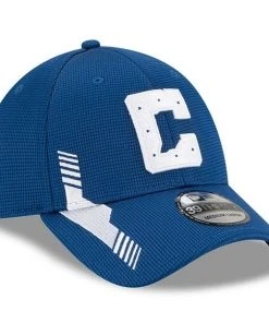 2021 Indianapolis Colts New Era 39THIRTY NFL Home Sideline On Field Flex Hat Cap