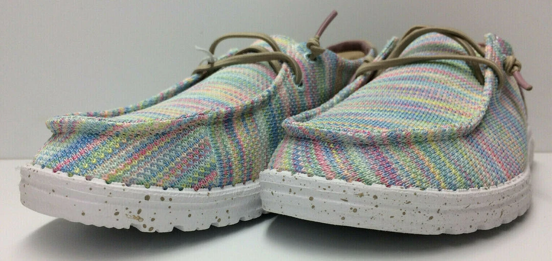 Hey Dude Wendy Sox Aurora White Lightweight Casual Comfort Slip On Women's Shoes 2 Hey Dude Wendy Sox Aurora White Lightweight Casual Comfort Slip On Women's Shoes