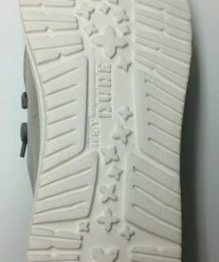 Hey Dude Wendy Canvas Hey Dude Shoes Hey Dude Wendy Sparkling Pearl Grey Women's Lightweight Slip On Casual Shoes