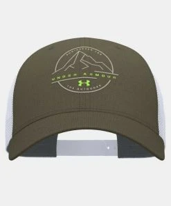 Under Armour Men's UA Blitzing Outdoor Trucker Adjustable Cap Snapback Mesh Back