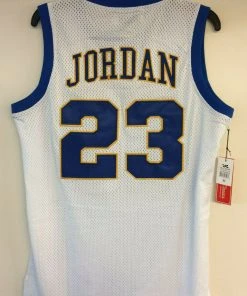 Headgear Classics Michael Jordan Laney High School #23 Authentic Embroidered Basketball Jersey