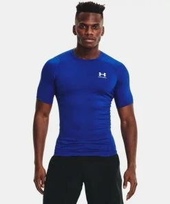 Under Armour Mens UA Sonic Heatgear Short Sleeve Compression T-Shirt Workout Tee