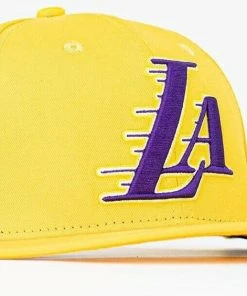 Mitchell & Ness Los Angeles Lakers LA Pro Standard NBA Snapback Hat Flat Brim Adjustable Cap