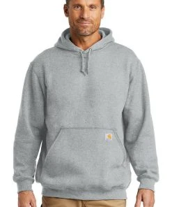 Carhartt Men's Midweight Hooded Sweatshirt Pullover Long Sleeve Workwear Hoodie