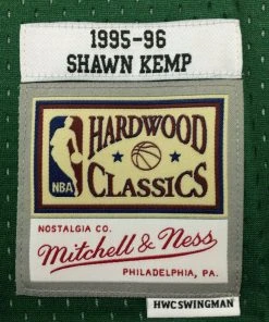 Shawn Kemp Seattle SuperSonics Mitchell & Ness Authentic 1995-96 Jersey Sonics NBA