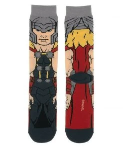 The Mighty Thor Bioworld Marvel Comics Socks Men's 8-12 Superhero Collection