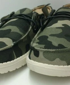 Hey Dude Shoes Hey Dude Wendy Print Camo Lightweight Casual Comfortable Slip On Women's Shoes