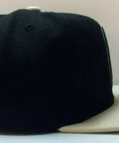 Milwaukee Bucks Mitchell & Ness NBA Snapback Hat 2Tone Flat Brim Adjustable Cap